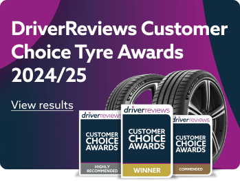 Banner for DriverReviews Customer Choice Tyre Awards 2024