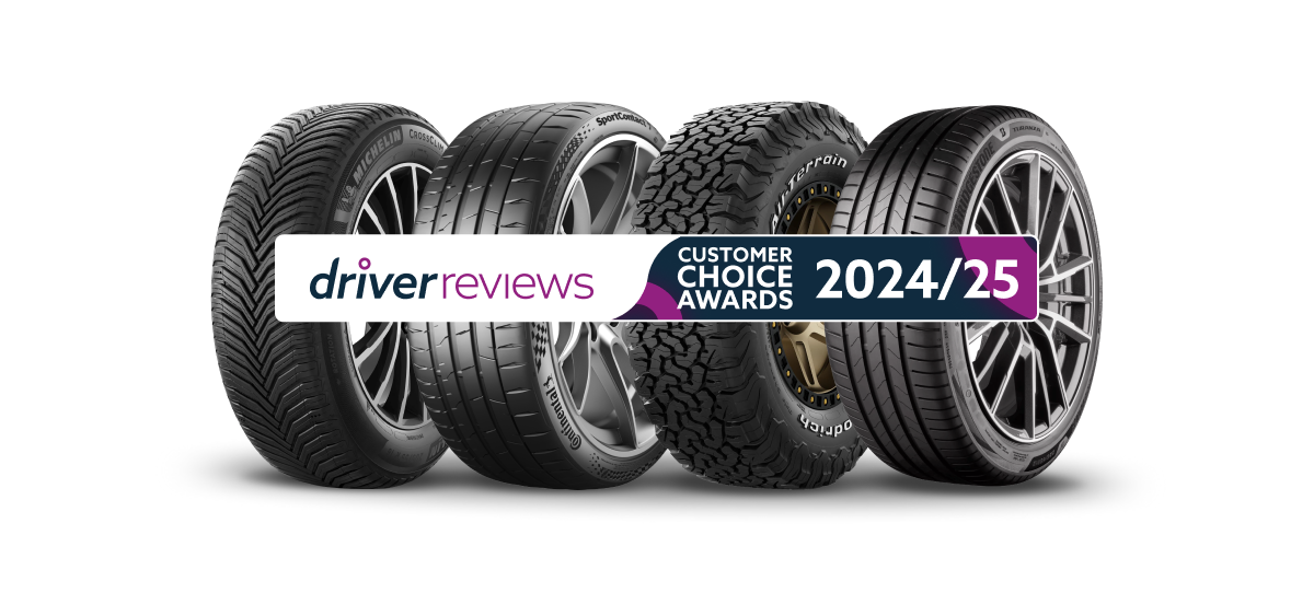 DriverReviews unveils the 2024/25 Customer Choice Awards, celebrating the best tyres as rated by drivers across Europe